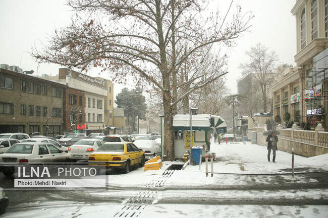 بارش برف در تهران