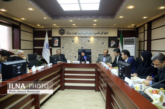 نشست خبری مدیر کل سازمان تامین اجتماعی غرب تهران