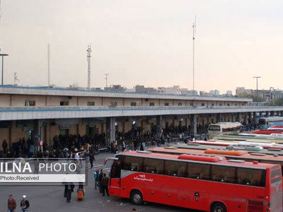 جابه‌جایی ۶۲۳ هزار مسافر از پایانه‌های مسافربری تهران