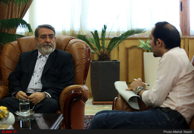 گزارش تصویری گفت‌وگوی اختصاصی وزیر کشور با خبرگزاری ایلنا 