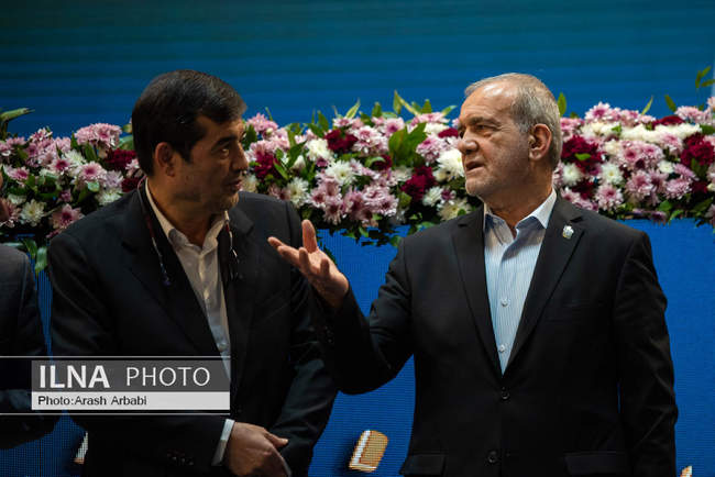 آیین تجلیل از قهرمانان سرافراز پارالمپیک ایران با حضور پزشکیان و دنی