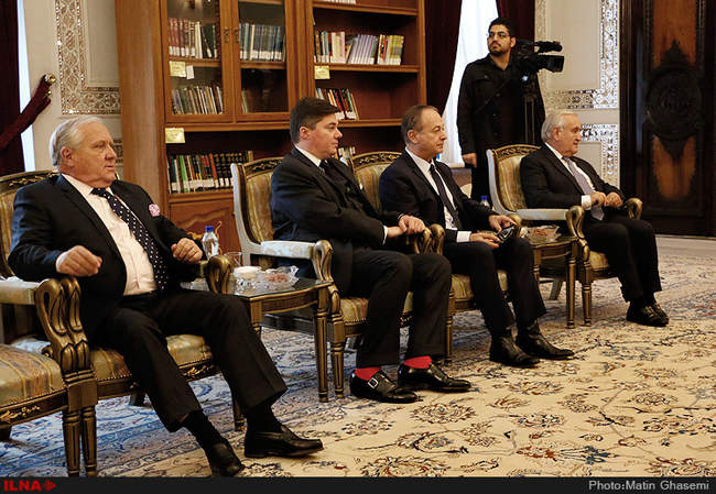 دیدار ژرار لارشه رئیس مجلس سنای فرانسه با آیت الله هاشمی رفسنجانی رئ�