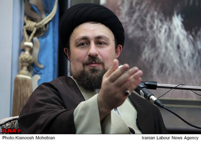 دیدار سید حسن خمینی با اعضای ستاد بزرگداشت امام(ره) 