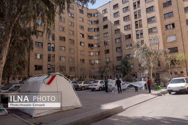 آثار حملات روز گذشته به تهران