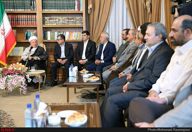 دیدار فرماندهان هشت سال دفاع مقدس با آیت الله هاشمی رفسنجانی