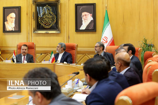 دیدار وزیر کشور عراق با عبدالرضا رحمانی فضلی