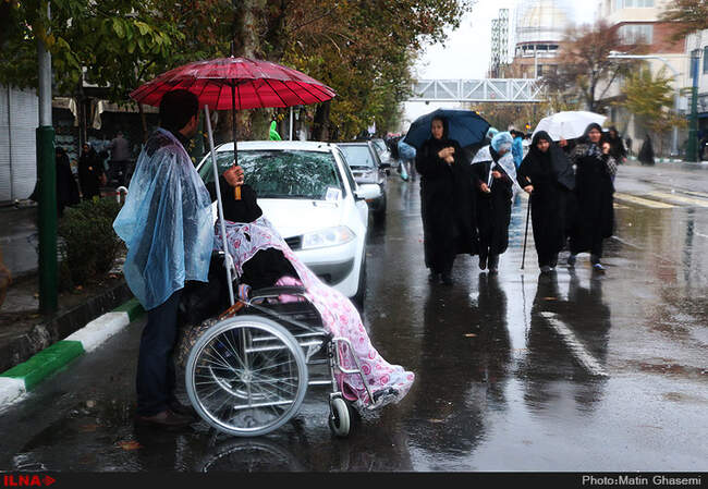 پیاده روی اربعین حسینی در تهران