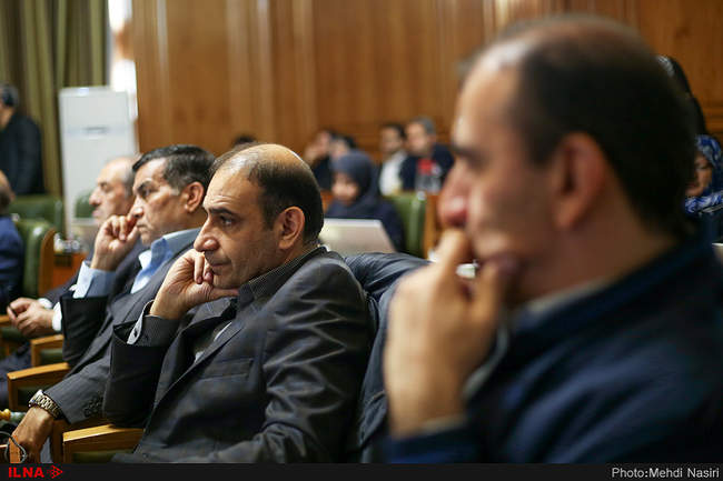 مراسم ادای سوگند پیروز حناچی شهردار جدید تهران