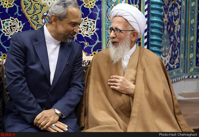 سفر محمد نهاوندیان به قم