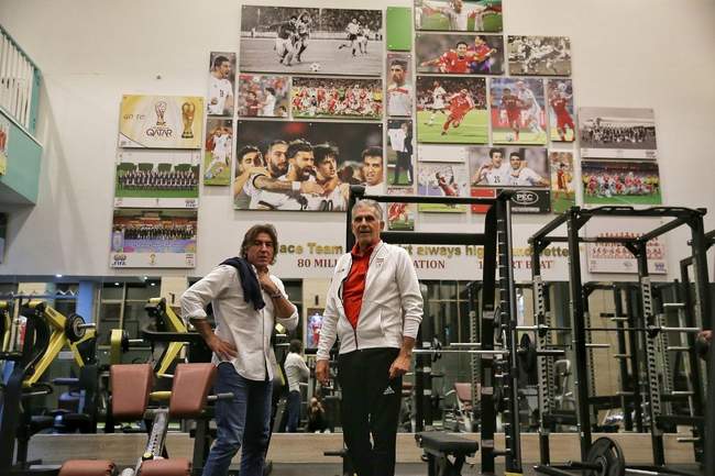 گزارش تصویری: ساپینتو میهمان تمرین تیم ملی شد