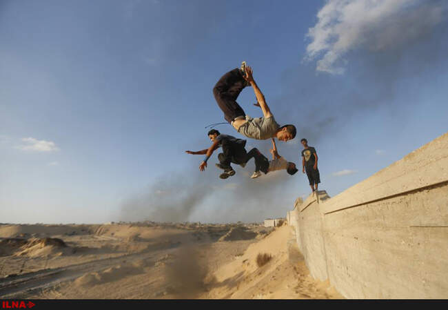 پارکور در نوار  غزه
