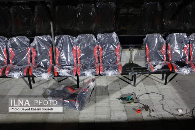 بازدید اصحاب رسانه از آخرین وضعیت استادیوم یادگار امام تبریز