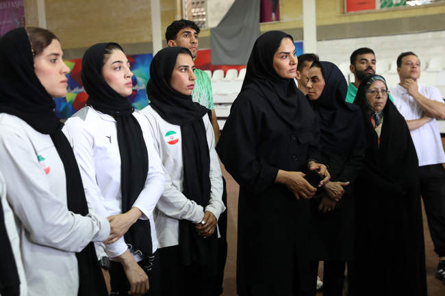 حضور وزیر ورزش و جوانان در اردوی تیم ملی دوومیدانی