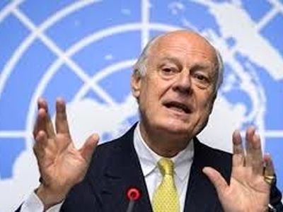 هشدار دی‌میستورا درباره احتمال شکست تشکیل کمیته قانون اساسی سوریه