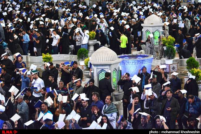 احیای شب نوزدهم ماه مبارک رمضان در حرم امام رضا (ع)