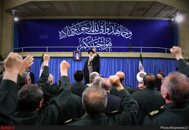 دیدار فرماندهان سپاه پاسداران انقلاب اسلامی با رهبر انقلاب اسلامی