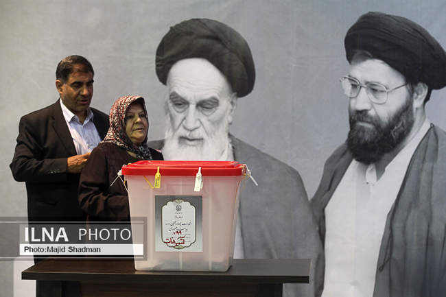 مرحله دوم انتخابات چهاردهمین دوره ریاست جمهوری در حسینه جماران