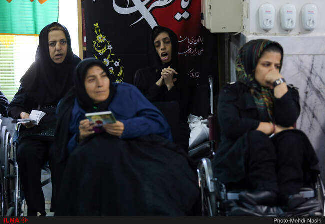 مراسم عزاداری محرم در موسسه خیریه کهریزک