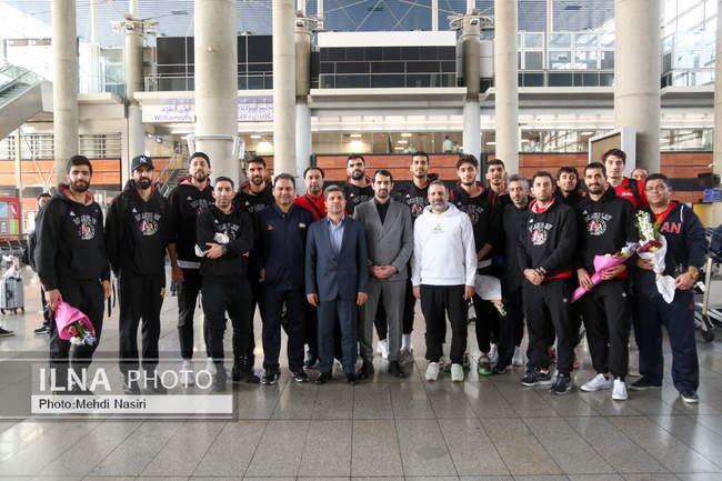 بازگشت تیم ملی بسکتبال به تهران 