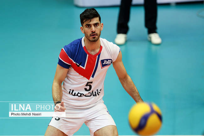 دیدار والیبال بین تیم‌های شهرداری ارومیه و لبنیات هراز آمل