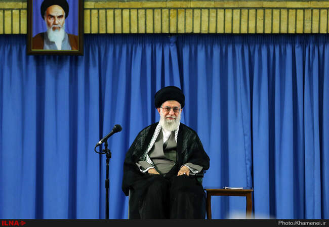 دیدار اعضای مجمع جهانی اهل بیت علیهم‌السلام و اتحادیه‌ی رادیو و تلویزیون‌های اسلامی با رهبر انقلاب