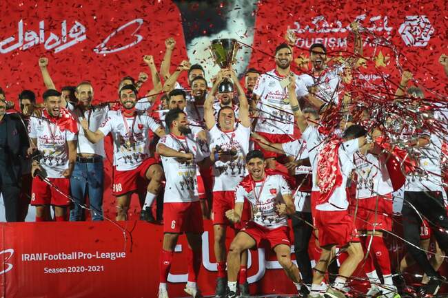 جشن قهرمانی پرسپولیس در لیگ بیستم