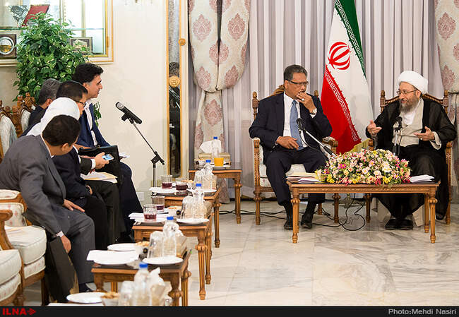 دیدار رئیس قوه قضائیه  با داتوسری افندی بن‌علی حاجی، دادستان کل کشور مالزی
