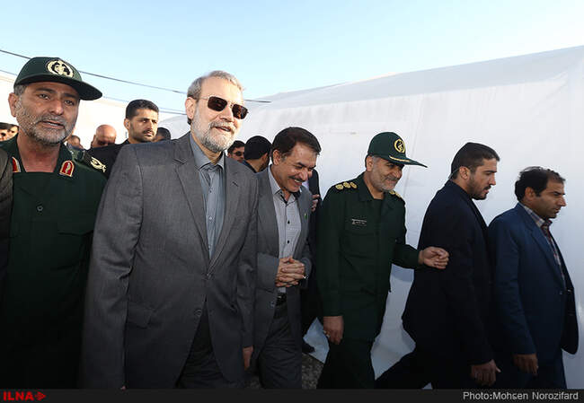 بازدید رئیس مجلس از مرز مهران و شلمچه 
