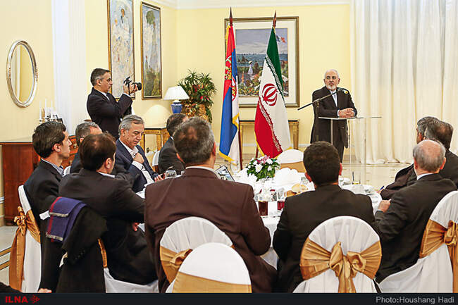 دیدار وزیر امور خارجه کشورمان با ایرانیان مقیم بلگراد 