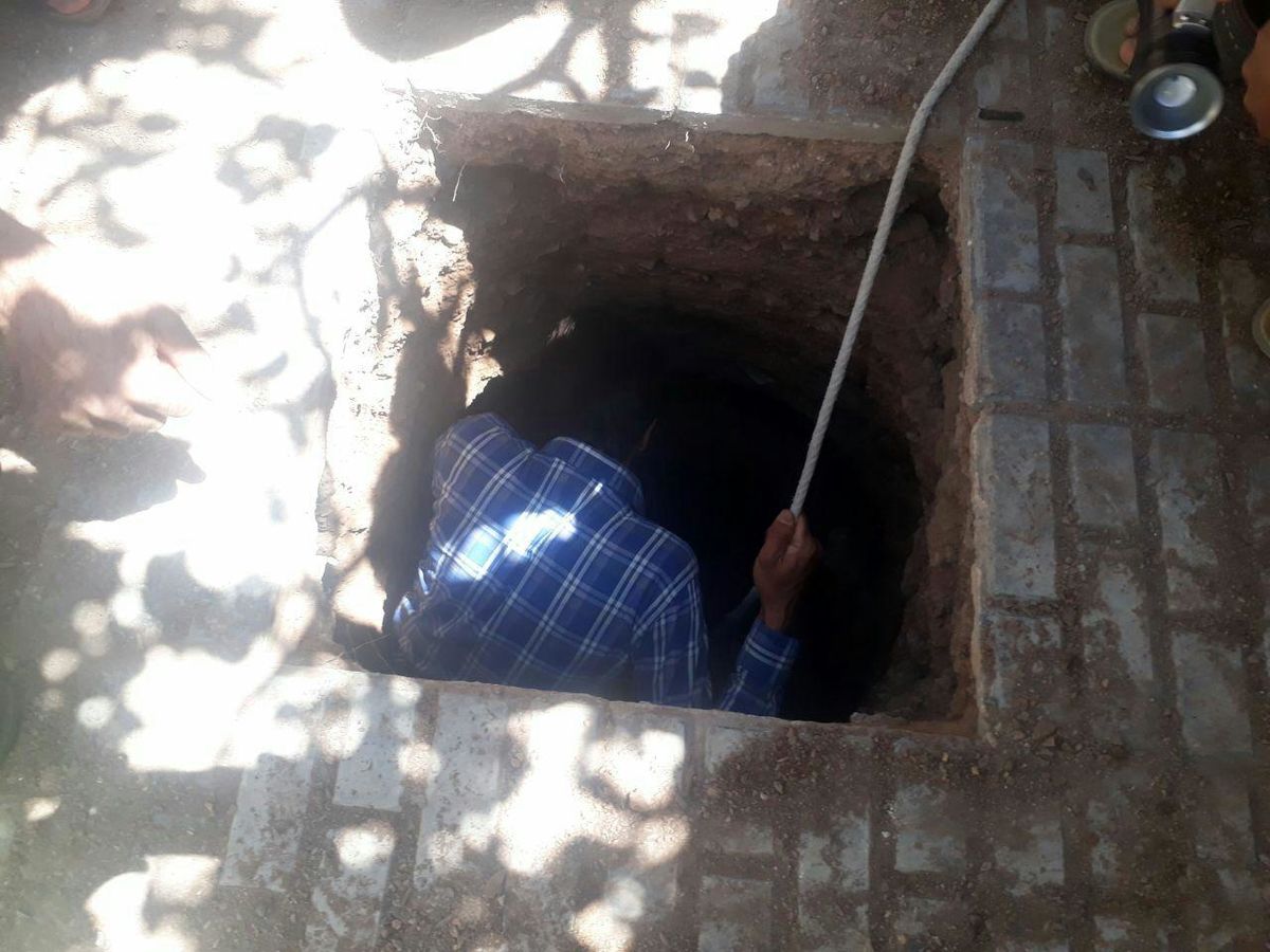 کشف پناهگاه زیر زمینی در شهرستان گناباد