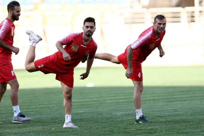 گزارش تصویری: بازگشت محمد انصاری به تمرینات پرسپولیس