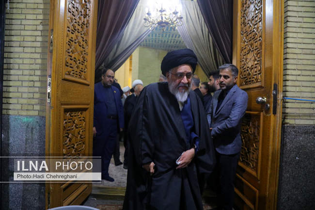 مراسم ختم همسر آیت‌الله سیستانی در تهران