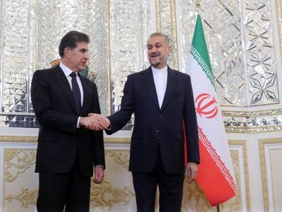 فیلم/ امیرعبداللهیان با بارزانی دیدار کرد