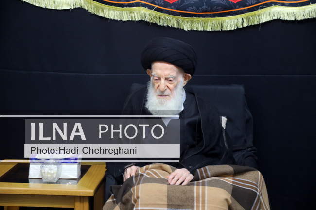دیدار رئیس‌جمهور با علما و مراجع عظام در سفر به قم