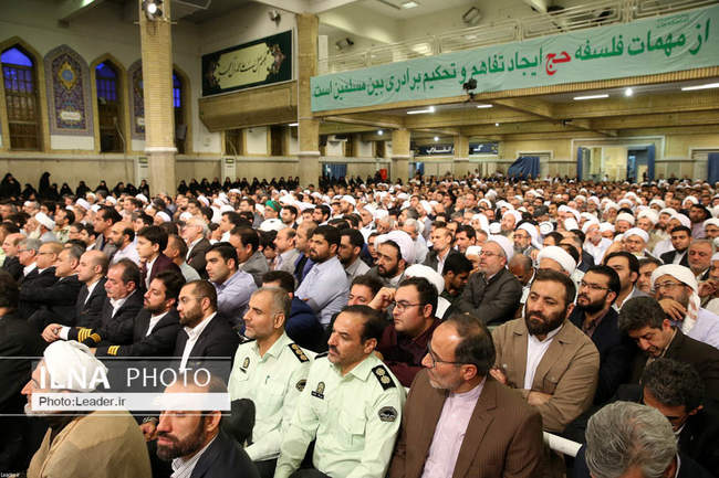 دیدار کارگزاران حج با رهبر معظم انقلاب اسلامی