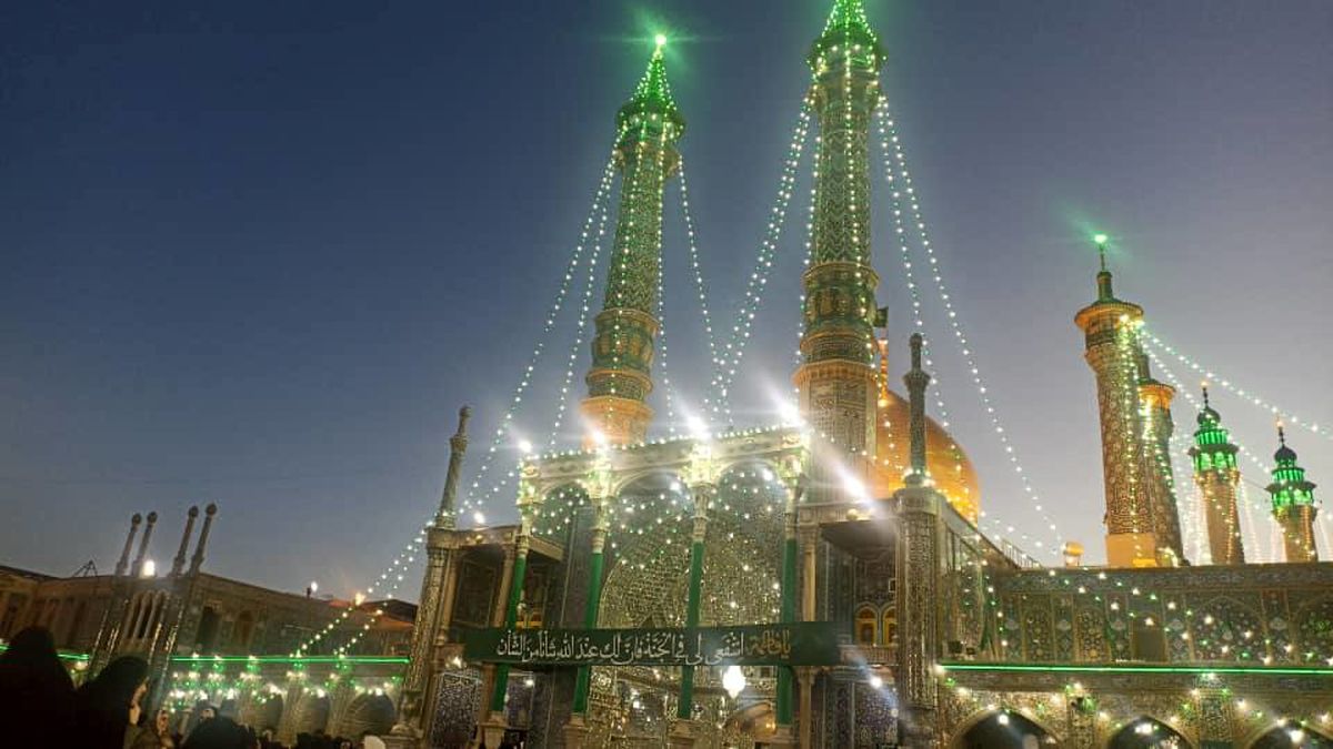 نقاره‌زنی به مناسبت میلاد حضرت معصومه (س)+فیلم