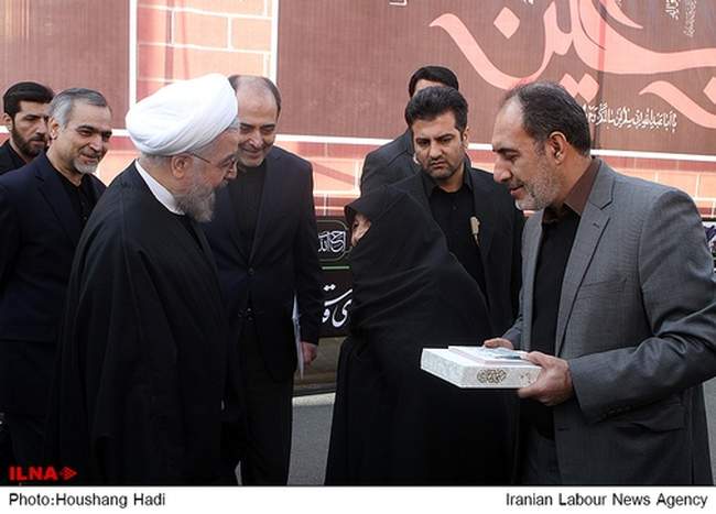 بازدید رییس جمهور و وزیر کار از کارخانه شیر پگاه