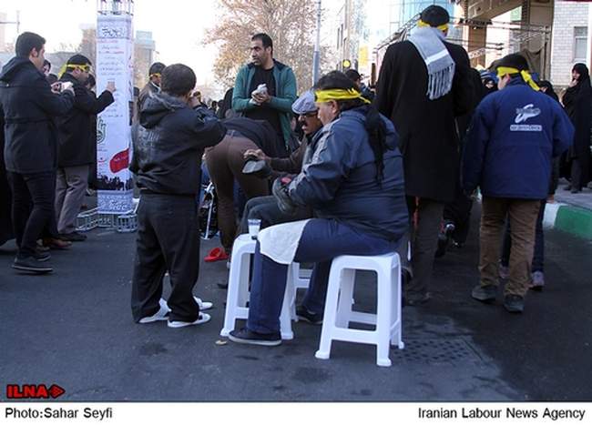 راهپیمایی عزاداران اربعین حسینی در تهران