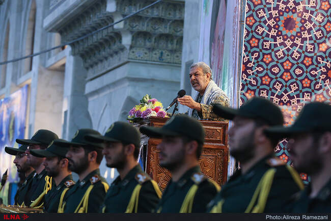 اجتماع بزرگ بسیجیان تهران در حرم امام خمینی (ره)