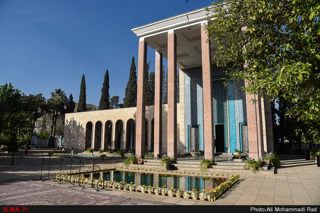 آیین بزرگداشت زادروز سعدی شیرازی در سعدیه شیراز