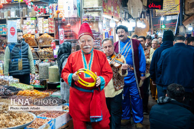  بازار تجریش تهران در آستانه شب یلدا