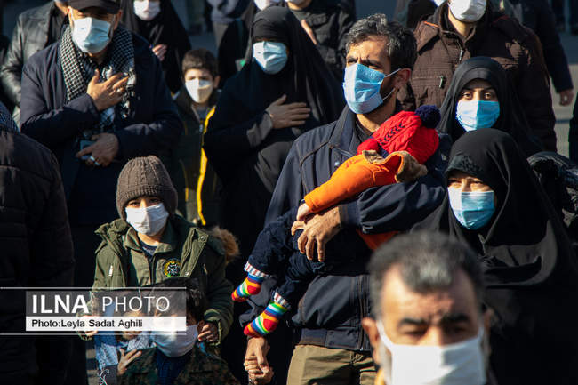 تشییع باشکوه پیکر‌های مطهر ۱۵۰ شهید گمنام در تهران/۳