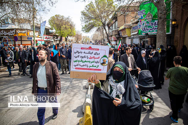 راهپیمایی روز جهانی قدس در قزوین