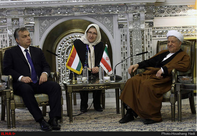 دیدار نخست وزیر مجارستان با آیت الله هاشمی رفسنجانی