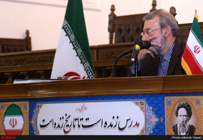 نشست خبری علی لاریجانی  رئیس مجلس شورای اسلامی 