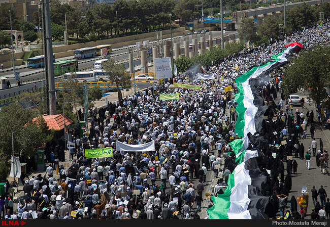راهپیمایی روز قدس در قم