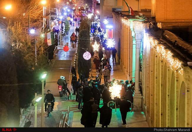 حال وهوای کریسمس در محله جلفا اصفهان