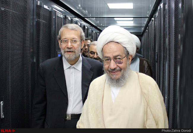 افتتاح پروژه های عمرانی در قم با حضور علی لاریجانی