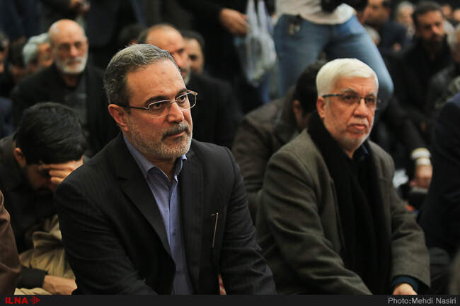 مراسم ختم فرزند احمد توکلی