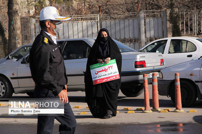 راهپیمایی خودرویی ۲۲بهمن در شیراز